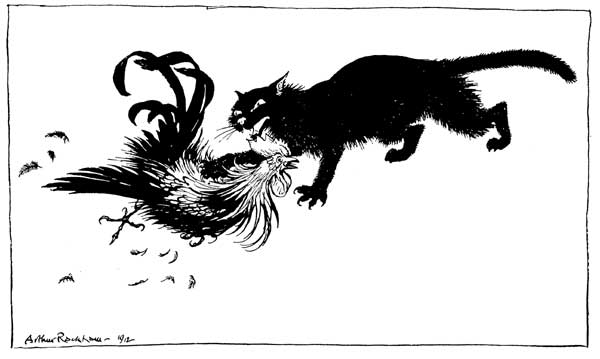 THE CAT AND THE COCK