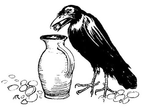 THE CROW AND THE PITCHER