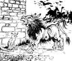 THE ASS IN THE LION