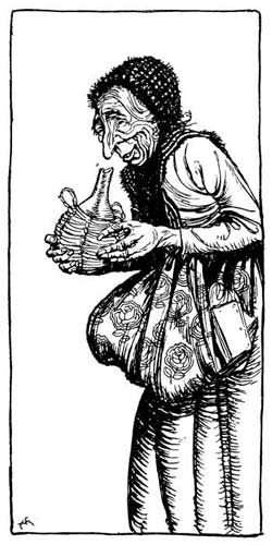 THE OLD WOMAN AND THE WINE-JAR