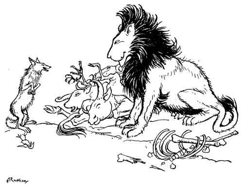 THE LION, THE FOX, AND THE ASS