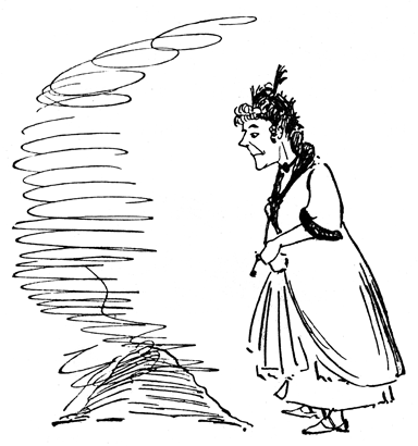 A woman stares in shock at smoke rising from the burned house.