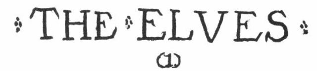 Walter Crane's illustration for The Elves