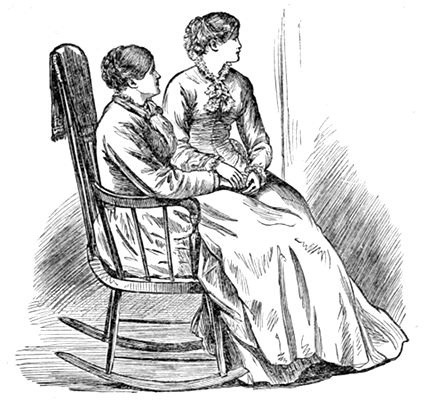 Mrs. Laurence sitting in her mother